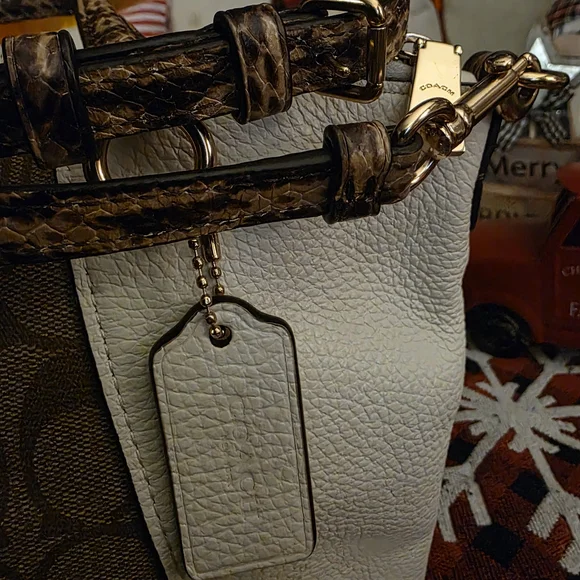 Coach Kacey Satchel Bag In Colorblock - Picture 15 of 15